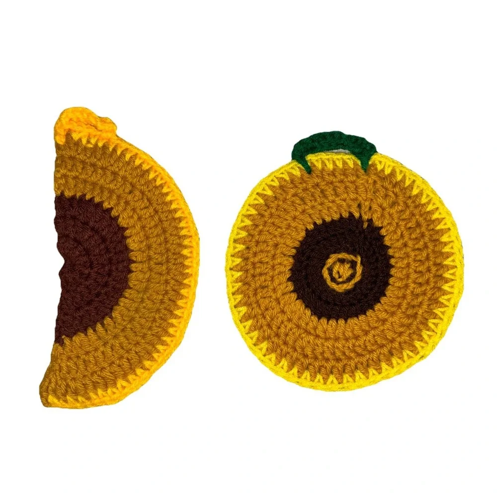 Handmade Trivet Hot Pad Pot Holder Crochet Decor Handmade‎ (2) NEW
